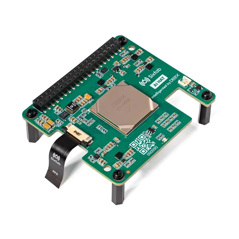 Raspberry Pi - شيببورد Sixfab Ai Hat+ لراسبيري باي