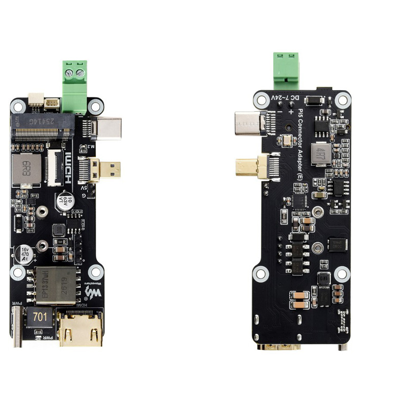 Pi Power Supply - محول Waveshare متعدد الوظائف من PCIe