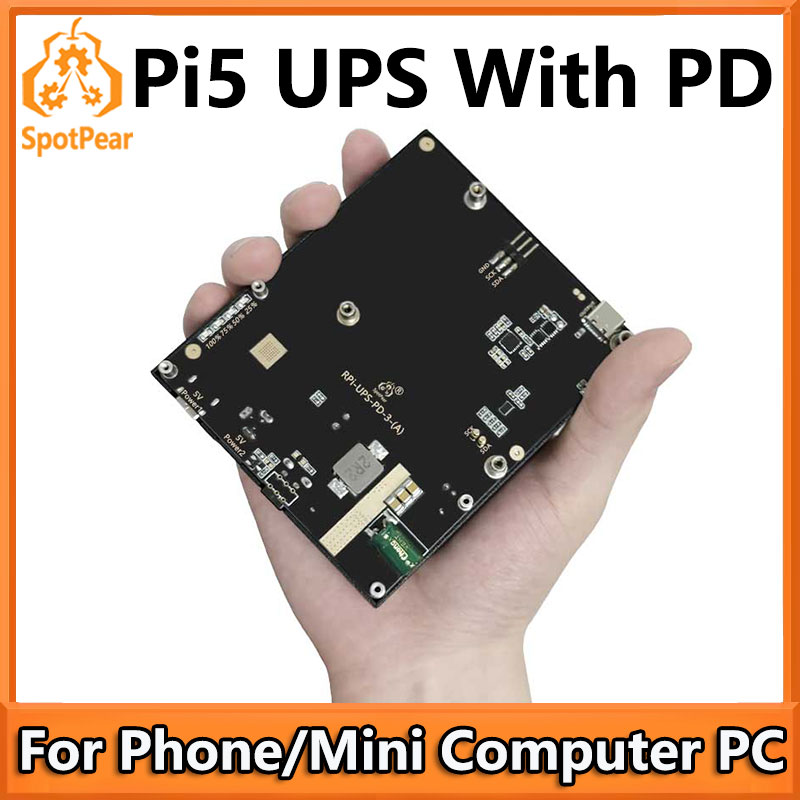 Pi Power Supply - جهاز UPS لـ Raspberry Pi 5