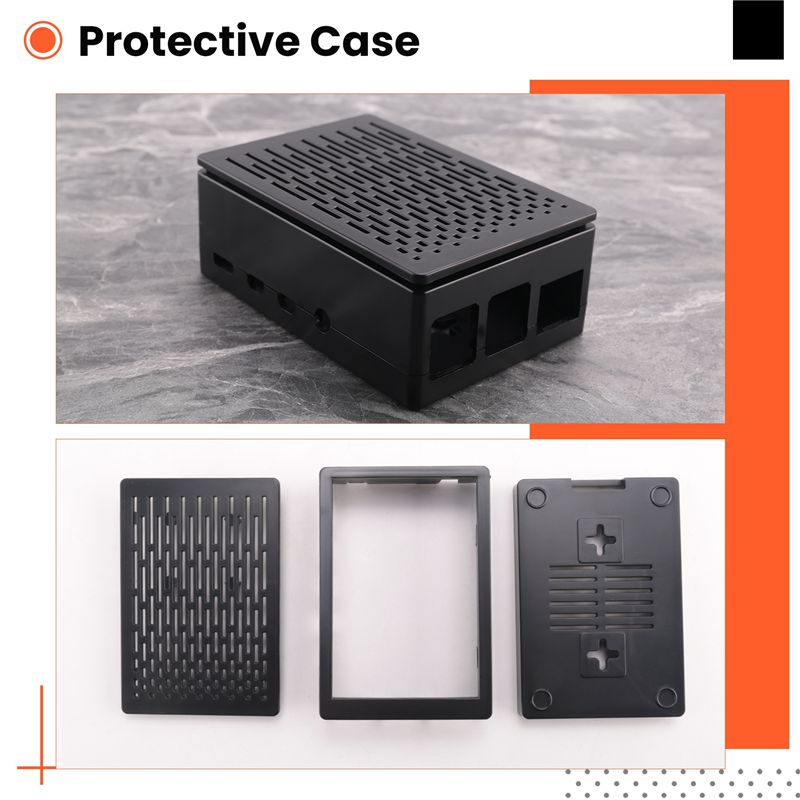 Pi 4 Case - غطاء علوي ممتاز لجهاز Raspberry Pi