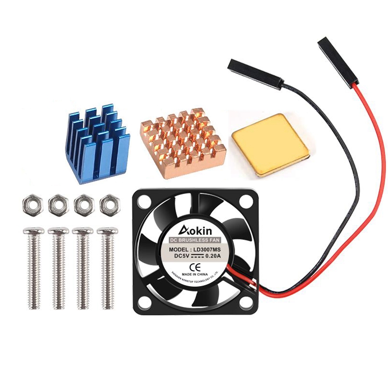 Pi Power Supply - مروحة تبريد 5 فولت/3.3 فولت بمسامير