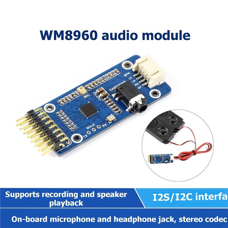 Pi Display - WM8960، شاشة LCD مقاس 5/7 بوصات