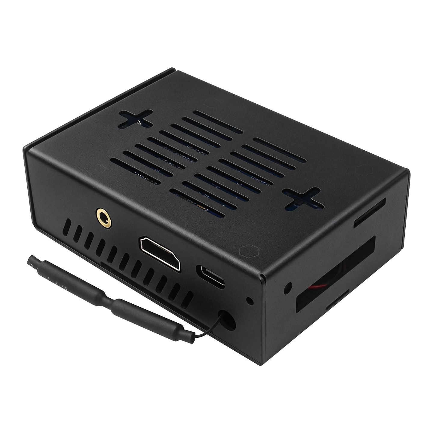علبة معدنية من الألومنيوم لجها - مراجعة Pi 4 Case وسعره