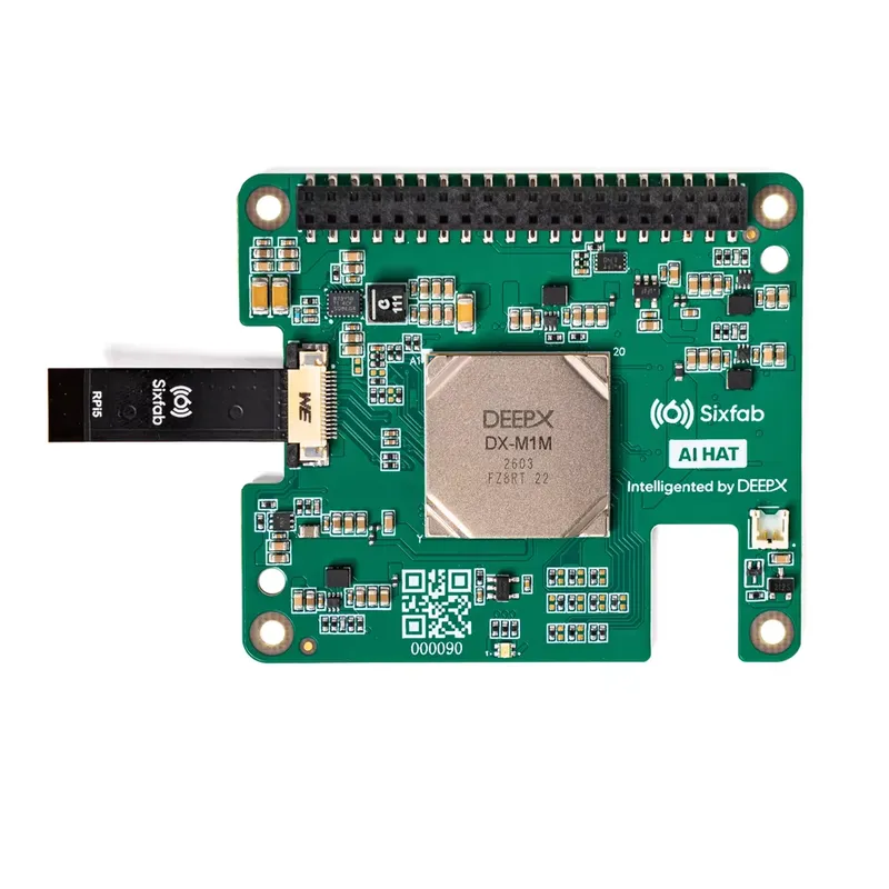 شيببورد Sixfab Ai Hat+ لراسبير - مراجعة Raspberry Pi وسعره