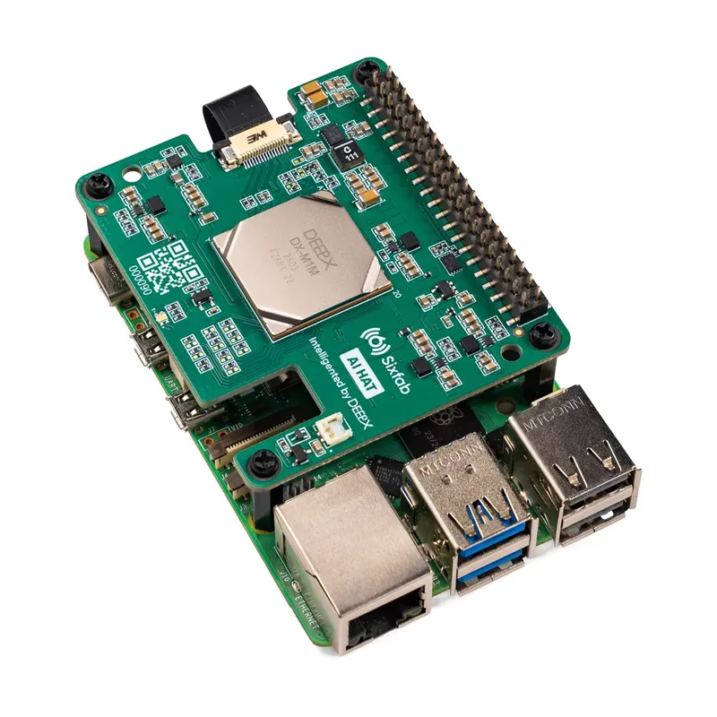شيببورد Sixfab Ai Hat+ لراسبير - مراجعة Raspberry Pi وسعره