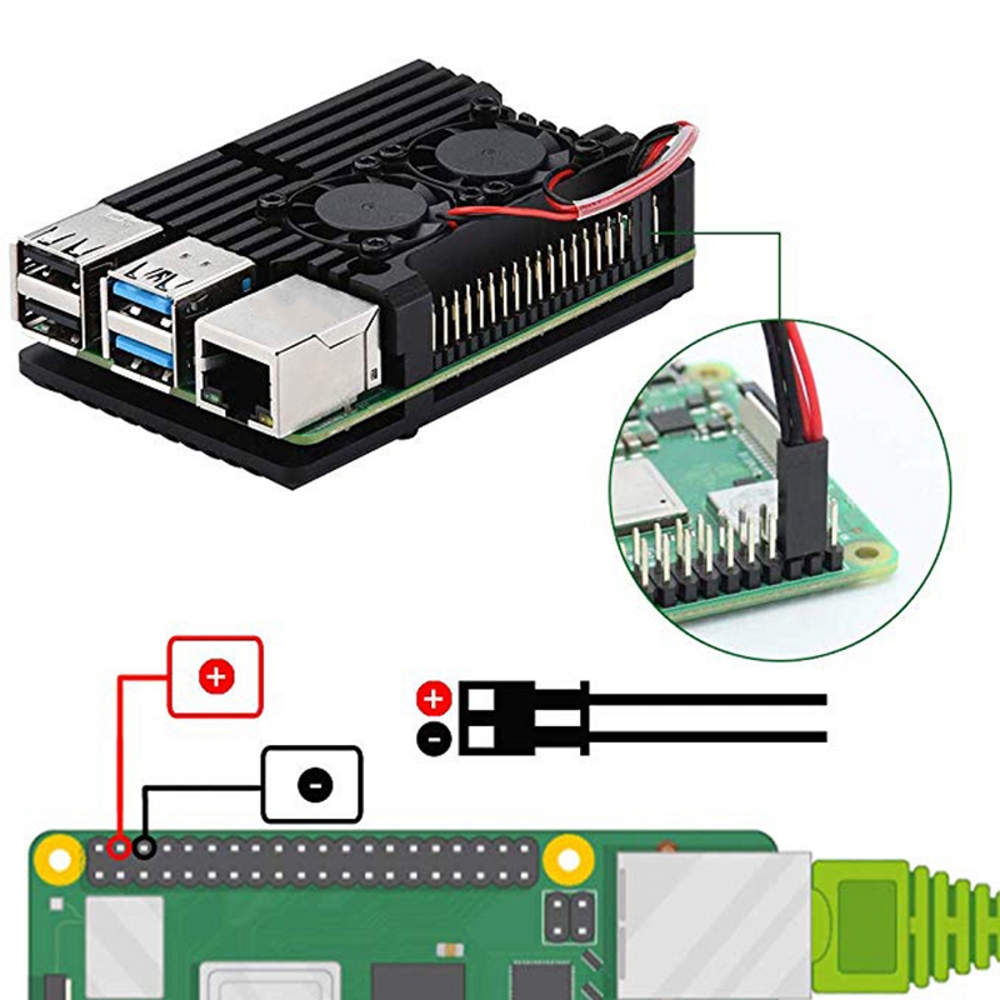 غلاف ألومنيوم لـ Raspberry Pi  - مراجعة Pi 4 Case وسعره