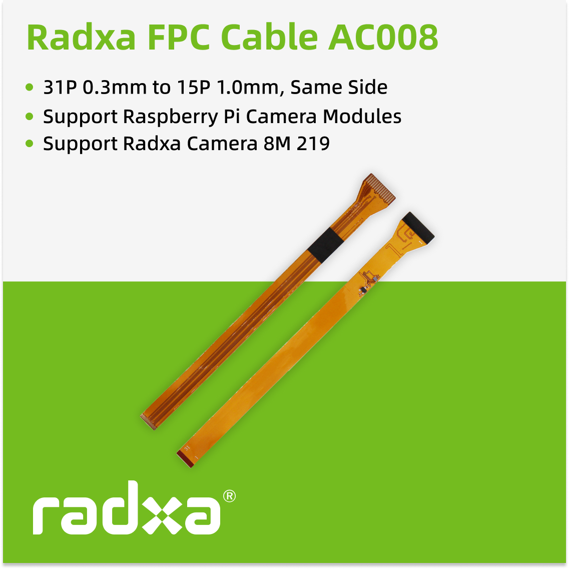 كابل كاميرا رادكسا FPC بطول 8  - مراجعة Pi Camera Cable وسعره