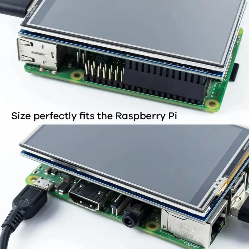 وحدة عرض راسبيري باي مقاس 3.5  - مراجعة Pi Display وسعره