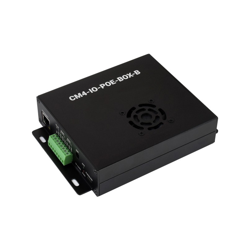 Waveshare CM4-IO-POE-BOX-B، Po - مراجعة Pi 4 Case وسعره