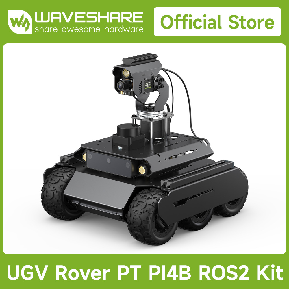 Waveshare Rover ROS 2 مفتوح ال - مراجعة Raspberry Pi Kit وسعره